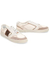 Step Leather Low Top Sneakers Beige - FENDI - BALAAN 4