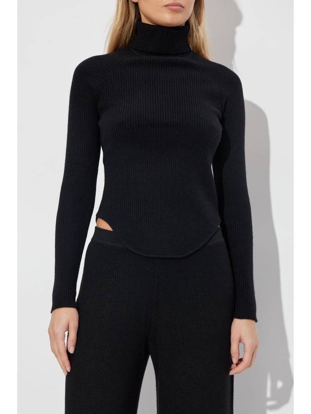 Cult Gaia Turtleneck ‘Belle’, Women's, Black - CULT GAIA - BALAAN 4