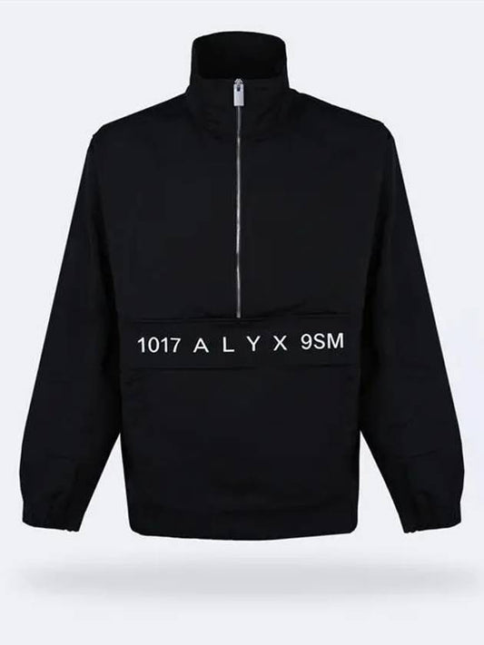 logo print windbreaker black - 1017 ALYX 9SM - BALAAN 2