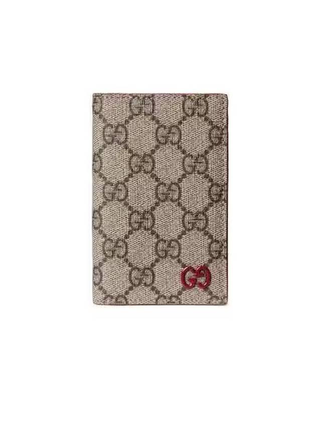 Supreme GG Detail Long Card Wallet Beige Ebony - GUCCI - BALAAN 1