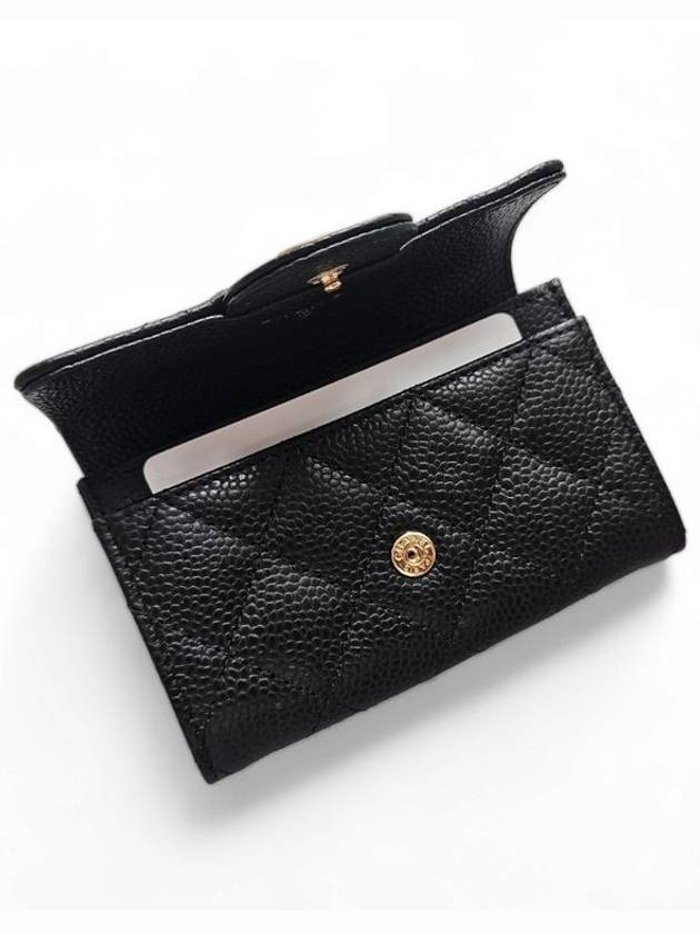 Classic card wallet black gold AP0214 - CHANEL - BALAAN 3