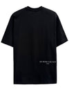 Men's Milk Mask Printing Short Sleeve T-Shirt Black - IH NOM UH NIT - BALAAN 3