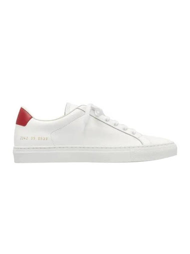 Retro Low Top Sneakers White - COMMON PROJECTS - BALAAN 1