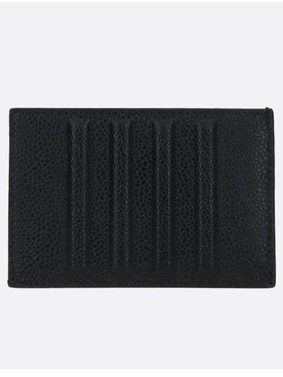 Note Compartment Card Wallet Black - THOM BROWNE - BALAAN 2