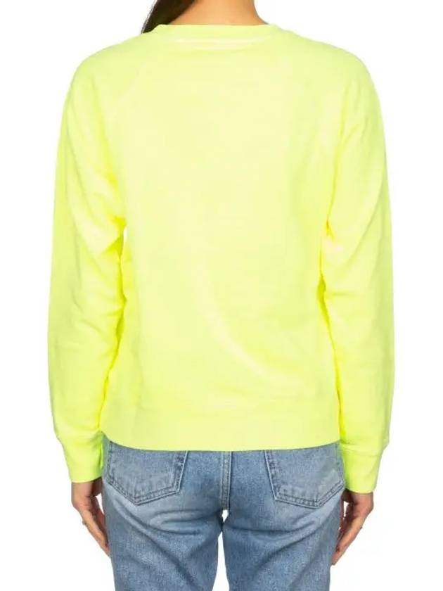 Embroidered Logo Sweatshirt Neon - ZADIG & VOLTAIRE - BALAAN 6