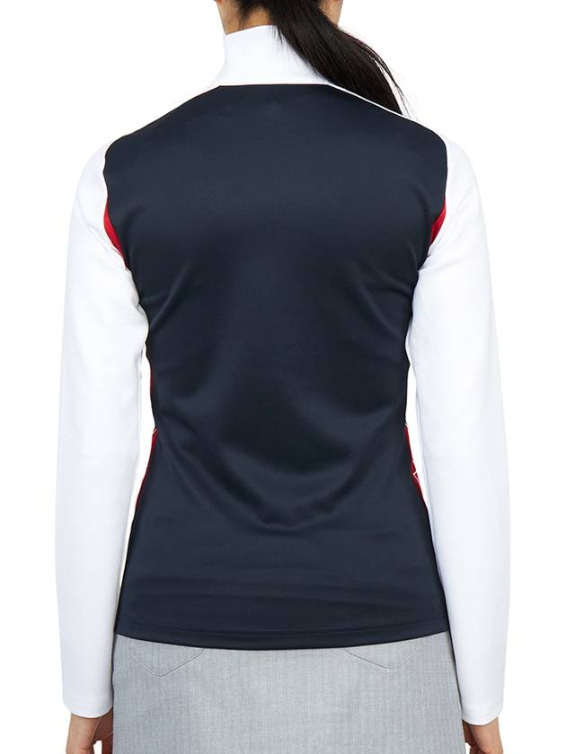 Women's Solar Full Zip Mid Layer Jacket Navy - J.LINDEBERG - BALAAN 6