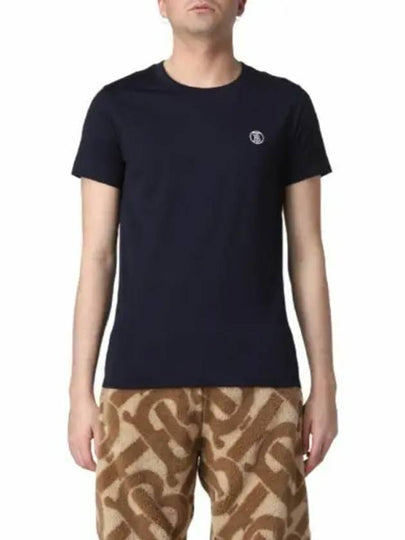 TB Embroidered Short Sleeve T-shirt Navy - BURBERRY - BALAAN 2