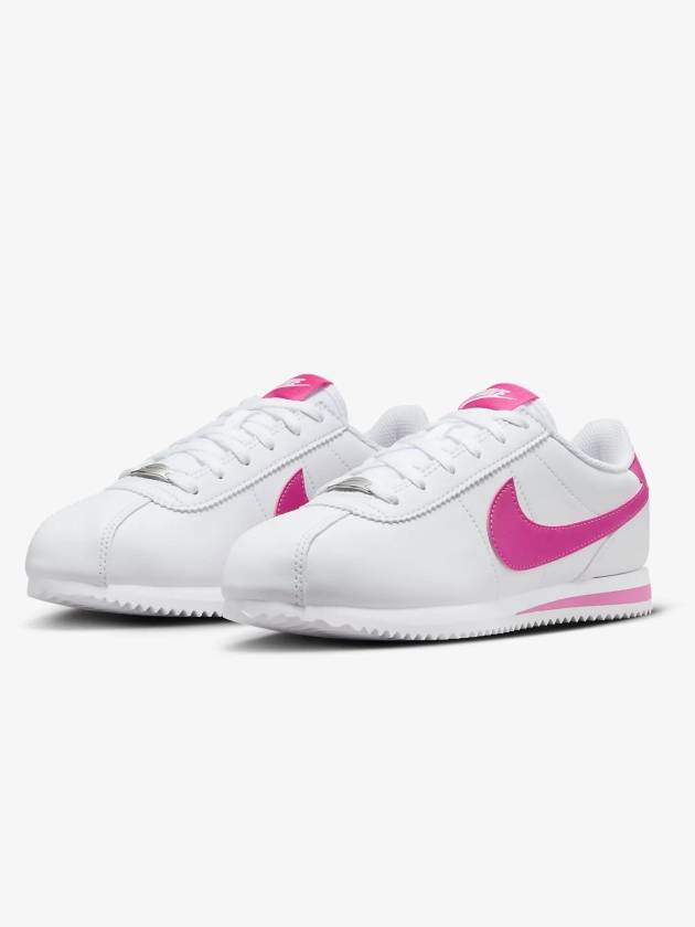 GS Cortez Low Top Sneakers Laser Fuchsia White - NIKE - BALAAN 6