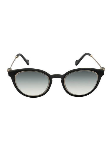 Eyewear Mirror Round Sunglasses Black - MONCLER - BALAAN 1