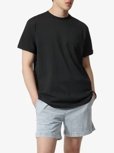 Luster plating short sleeve t shirt black A00SP02GTBLACK - AURALEE - BALAAN 1