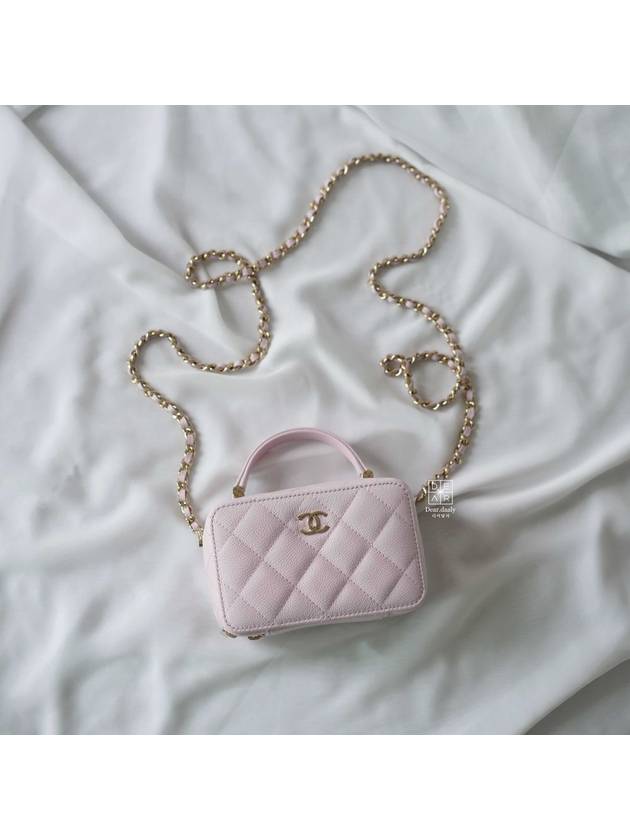 Gold Classic Mini Camera Cross Bag Light Pink - CHANEL - BALAAN 2