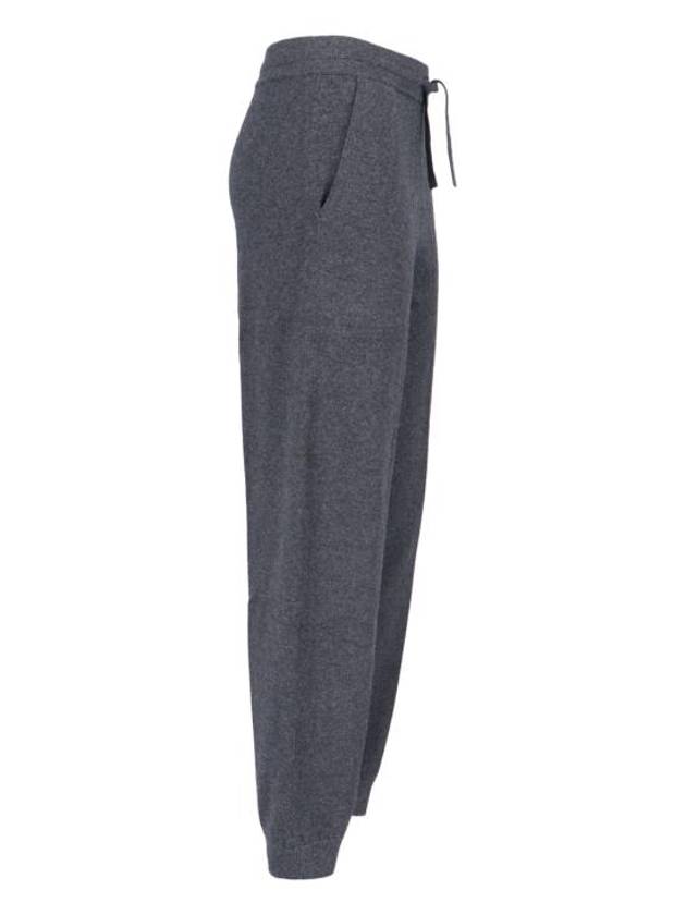 Kira Logo Track Pants Charcoal - ISABEL MARANT - BALAAN 4