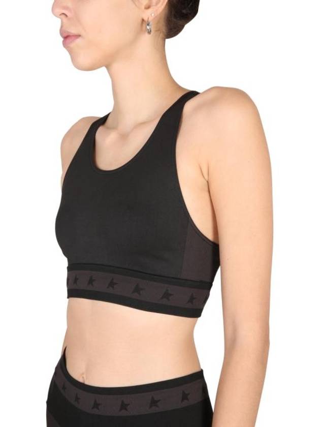 Laceback Bra Top Black - GOLDEN GOOSE - BALAAN 5