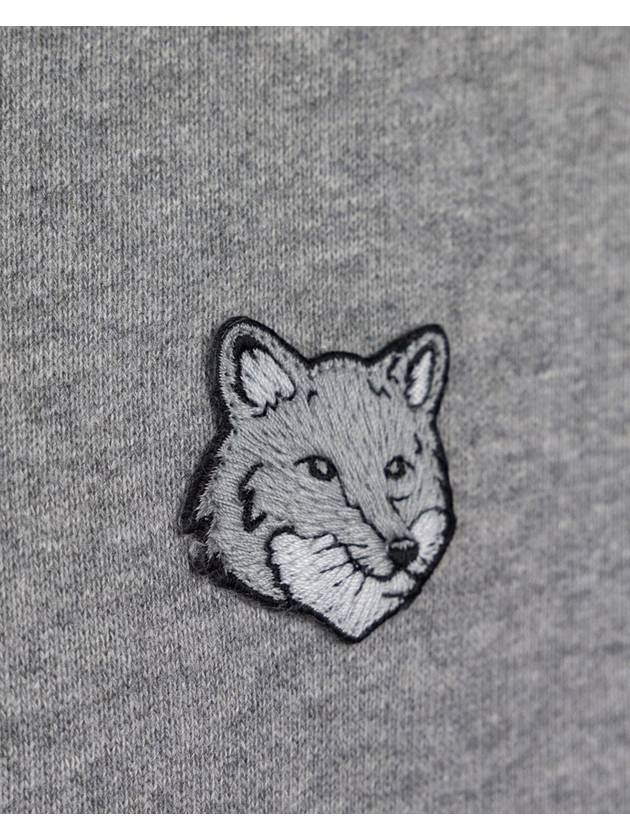 Bold Fox Head Patch Comfort Hoodie Grey - MAISON KITSUNE - BALAAN 3