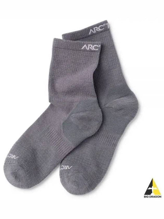 Merino Ankle Crew Socks Grey - ARC'TERYX - BALAAN 2