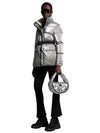 Erault Herault Logo Down Jacket Silver - MONCLER - BALAAN 6