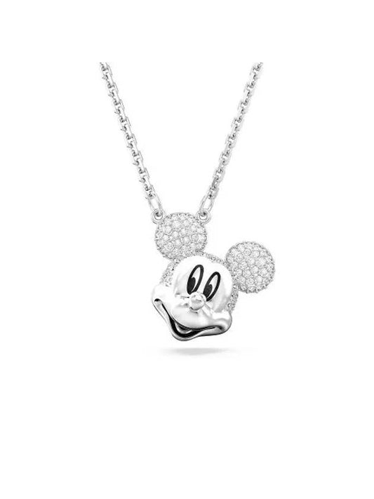 Disney 100 Mickey Mouse Rhodium Necklace Silver - SWAROVSKI - BALAAN 1