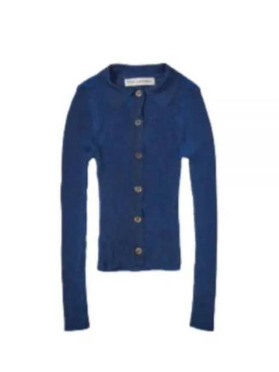 Mazzy Polo Cardigan Navy - OUR LEGACY - BALAAN 2