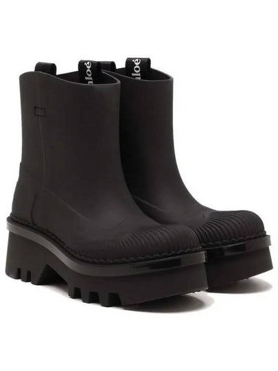 Women's Raina Rain Boots Black - CHLOE - BALAAN 2