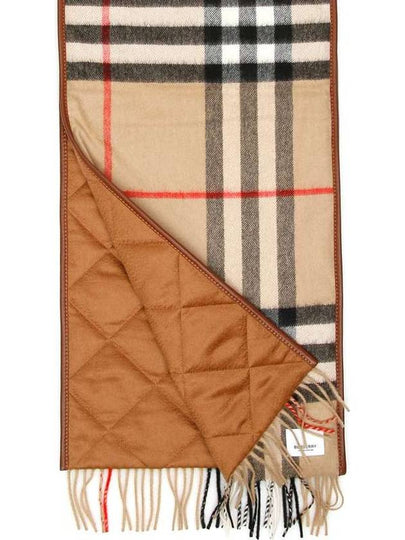 Padded Check Scarf Beige - BURBERRY - BALAAN 2