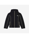 J Hives Contrast Piping Windbreaker Black - DIESEL - BALAAN 1