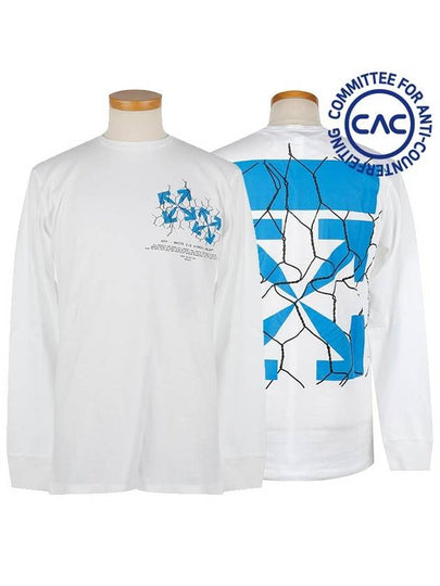 Fence Arrow Long Sleeve T-Shirt White - OFF WHITE - BALAAN 2