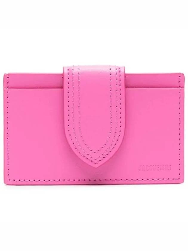 Le Porte Carte Bambino Leather Card Wallet Pink - JACQUEMUS - BALAAN 2