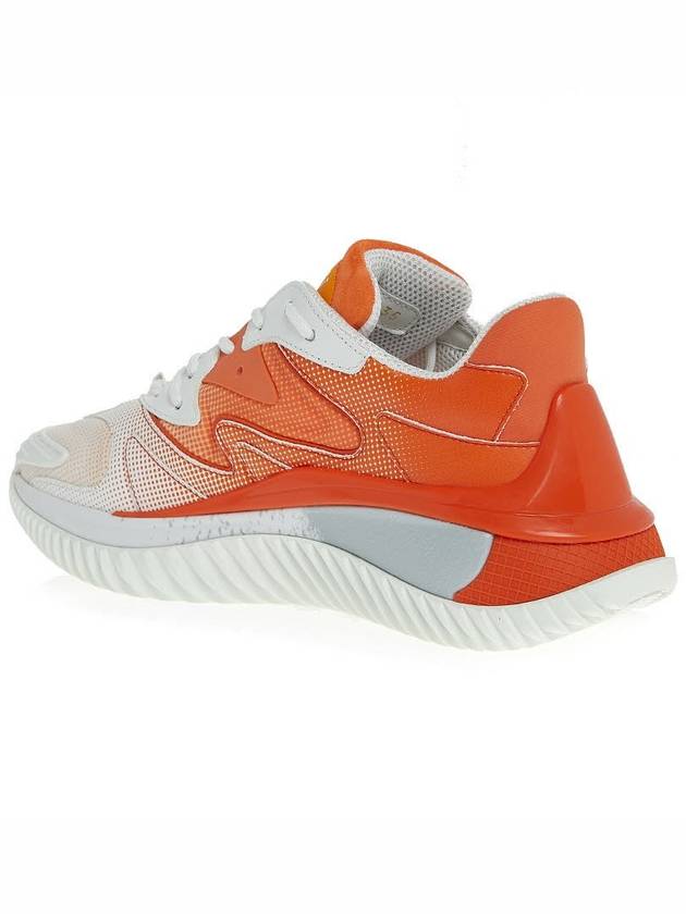 Wade Runner Low-Top Sneakers White Orange - VALENTINO - BALAAN 4