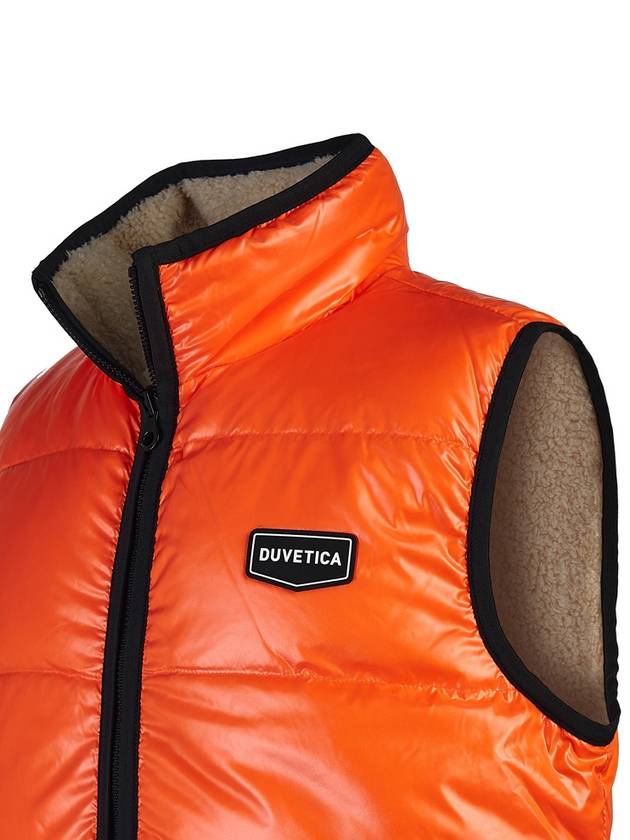 Algorab Logo Reversible Vest Orange - DUVETICA - BALAAN 9