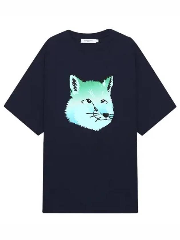 Vibrant Foxhead Easy T Shirt Short Sleeve Men s Tee - MAISON KITSUNE - BALAAN 1