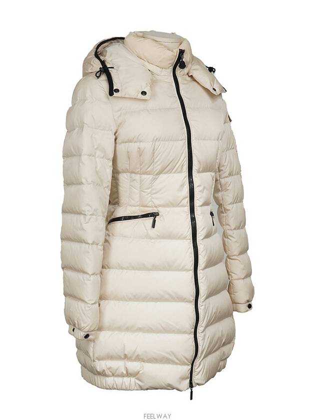 Moncler Charpal Hooded Long Down Jacket Ivory 1 74381 - MONCLER - BALAAN 2