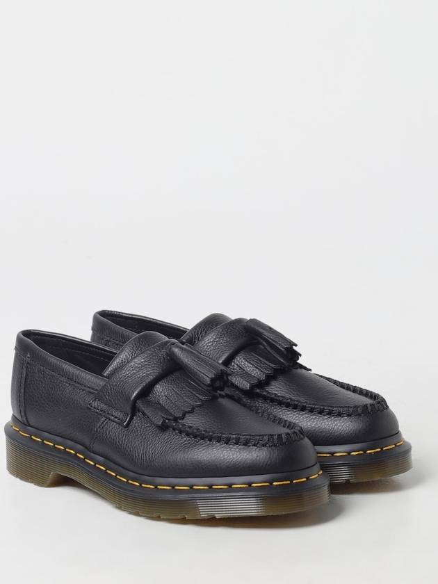 Adrian Virginia Leather Tassel Loafers Black - DR. MARTENS - BALAAN 3