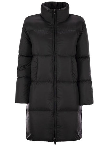 Seibi Zip-Up High Neck Padding Black - MAX MARA - BALAAN 1