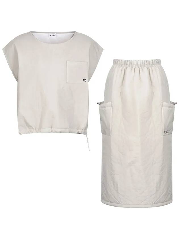 Playable vest skirt set 2 colors - P_LABEL - BALAAN 2