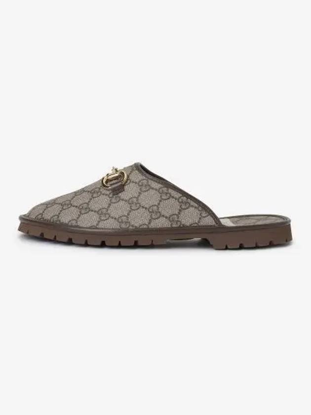 Men's GG Supreme Horsebit Mule Slippers - GUCCI - BALAAN 2