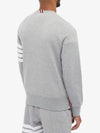 4 Bar Loopback Jersey Sweatshirt Light Grey - THOM BROWNE - BALAAN 6