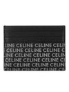 Lettering Logo Card Wallet Black - CELINE - BALAAN 4