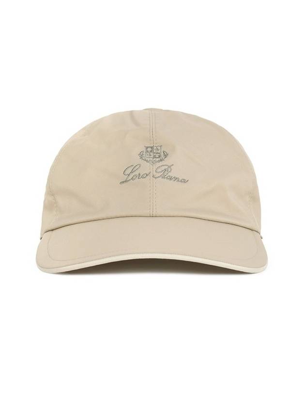 Embroidered Logo Ball Cap Ivory - LORO PIANA - BALAAN 1