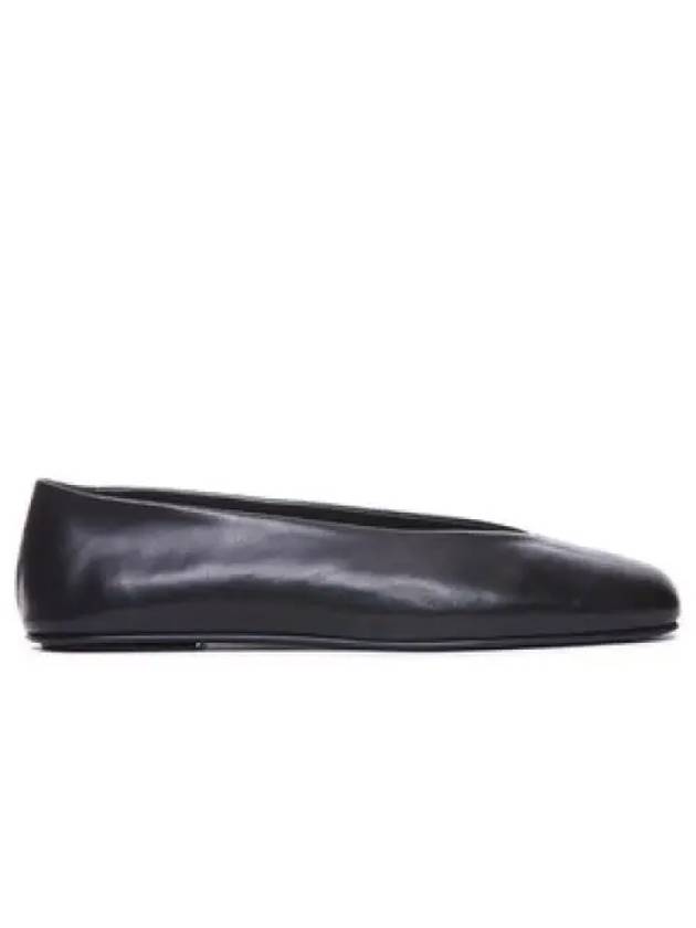 Eva Leather Flat Shoes Black - THE ROW - BALAAN 2