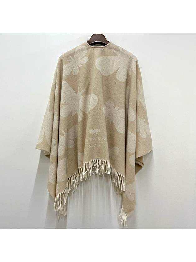 Weekend PACE Jacquard Wool Cape Arborio 2425736024600 001 - MAX MARA - BALAAN 3