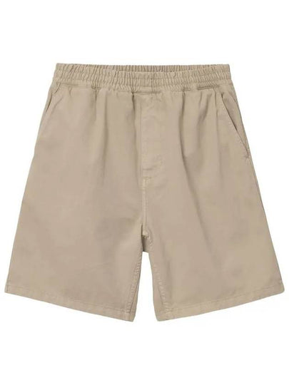 FLINT Logo Patch Training Short Pants I030480 G1GD - CARHARTT - BALAAN 2