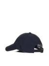 Embroidered Logo Curved Peak Ball Cap Navy - BRUNELLO CUCINELLI - BALAAN 4