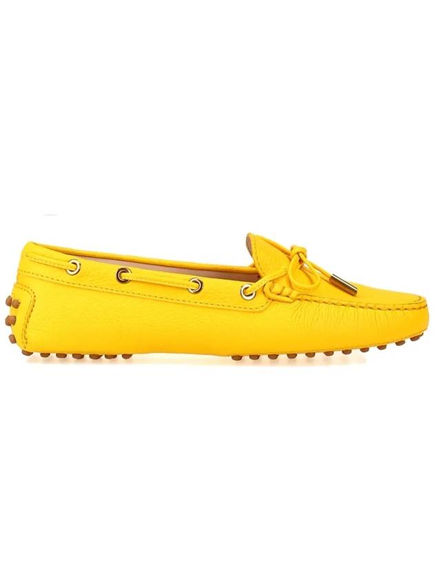Women's Heaven Gomino Driving Shoes Yellow - TOD'S - BALAAN.