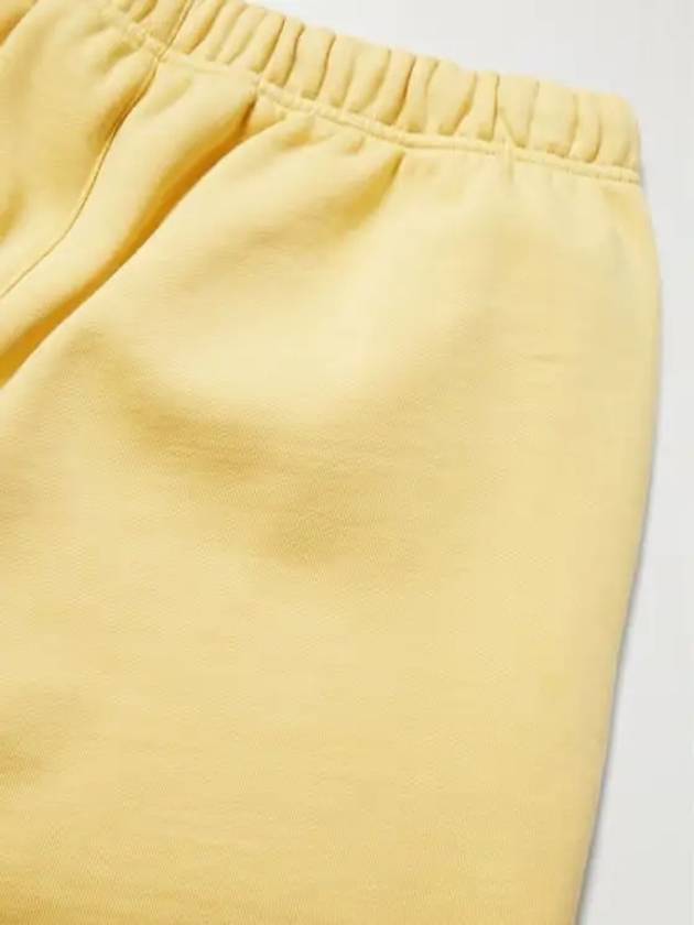 Fear of God Essentials Logo Applique Wide Leg Shorts Yellow - FEAR OF GOD ESSENTIALS - BALAAN 5