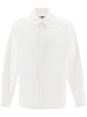 Basile Brodee Long Sleeve Shirt White - A.P.C. - BALAAN 1