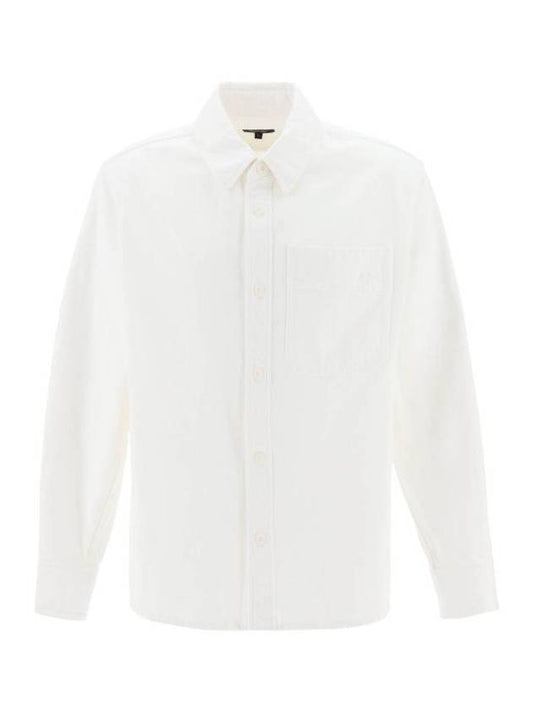 Basile Brodee Long Sleeve Shirt White - A.P.C. - BALAAN 1