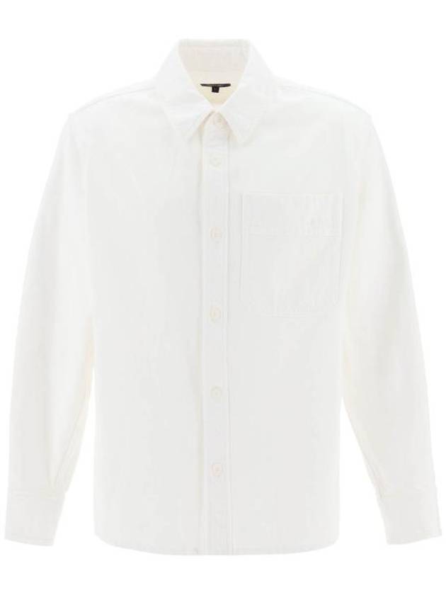 Basile Brodee Long Sleeve Shirt White - A.P.C. - BALAAN 1