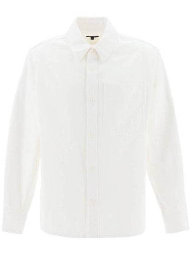 Basile Brodee Long Sleeve Shirt White - A.P.C. - BALAAN 1