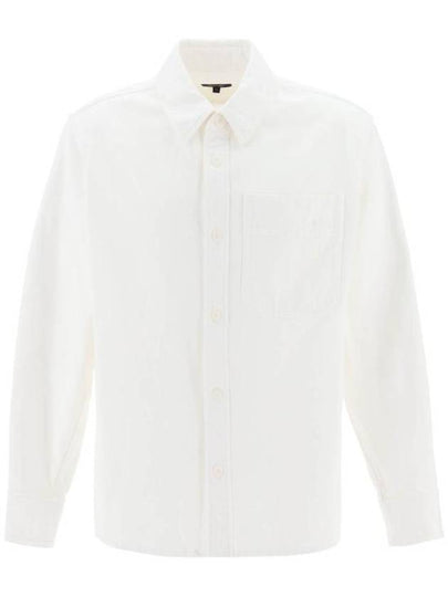 Basile Brodee Long Sleeve Shirt White - A.P.C. - BALAAN 2