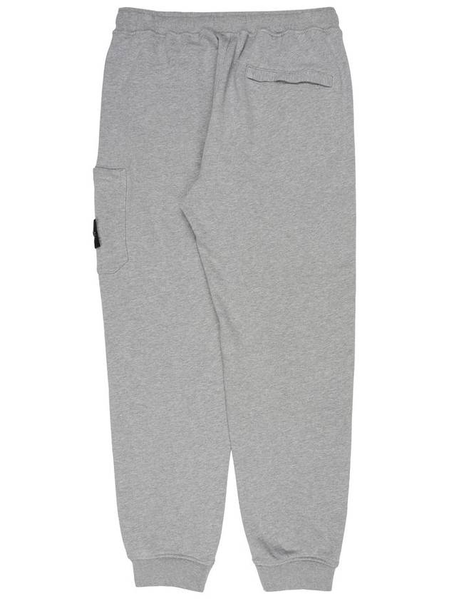 Compass Patch Cotton Track Pants Grey - STONE ISLAND - BALAAN 3